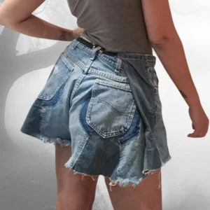 Denim mini ajustable