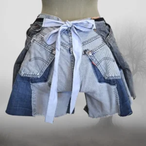 Denim mini ajustable