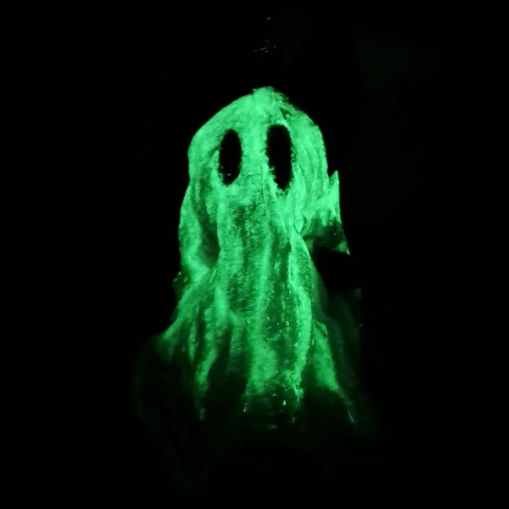 Llavero upcycling Halloween Boo fantasma – colección lablueblue día 7/31 – hecho a mano con retales - Imagen 3